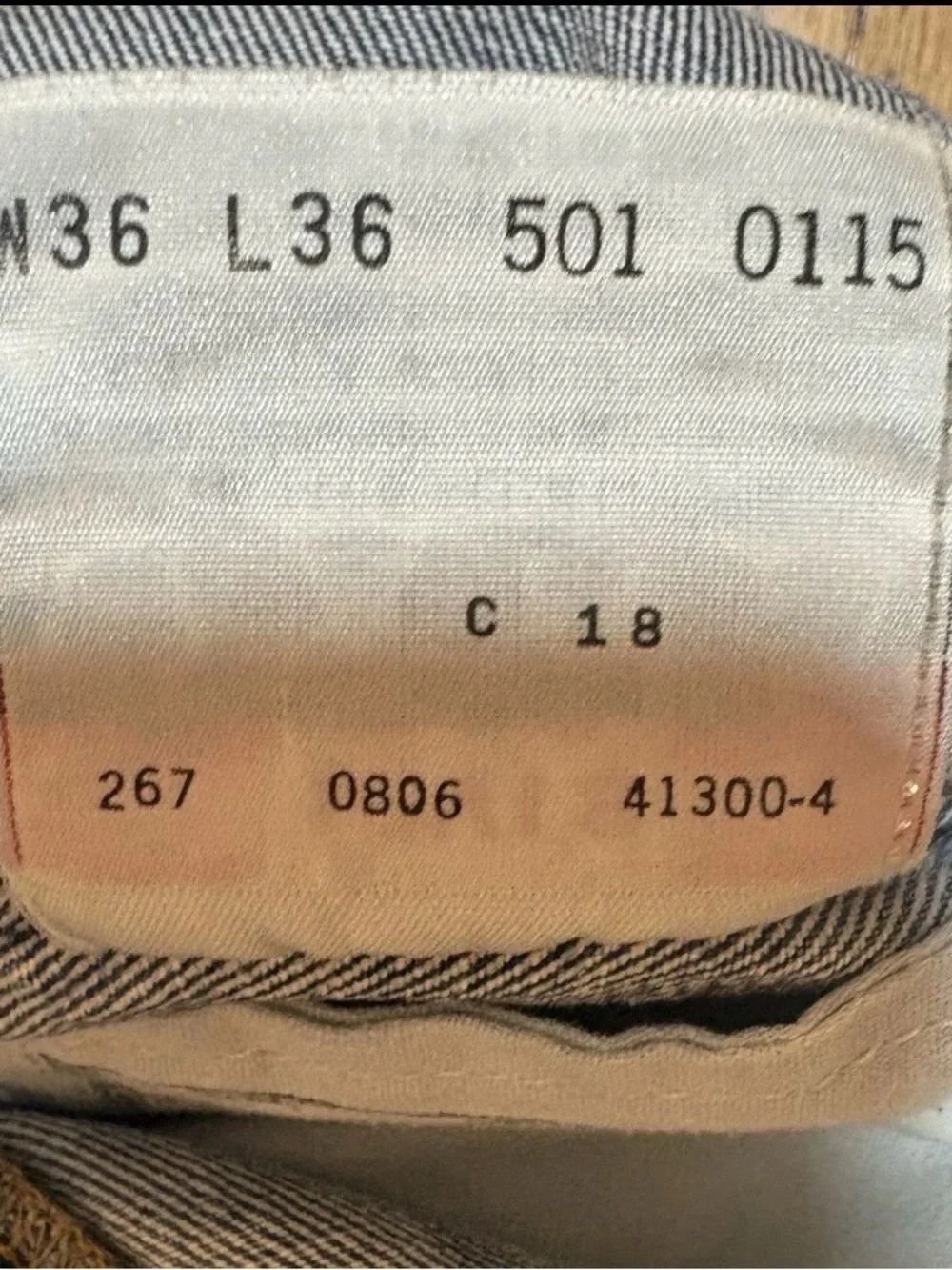 Vintage 2006 Levi's 501 Jeans